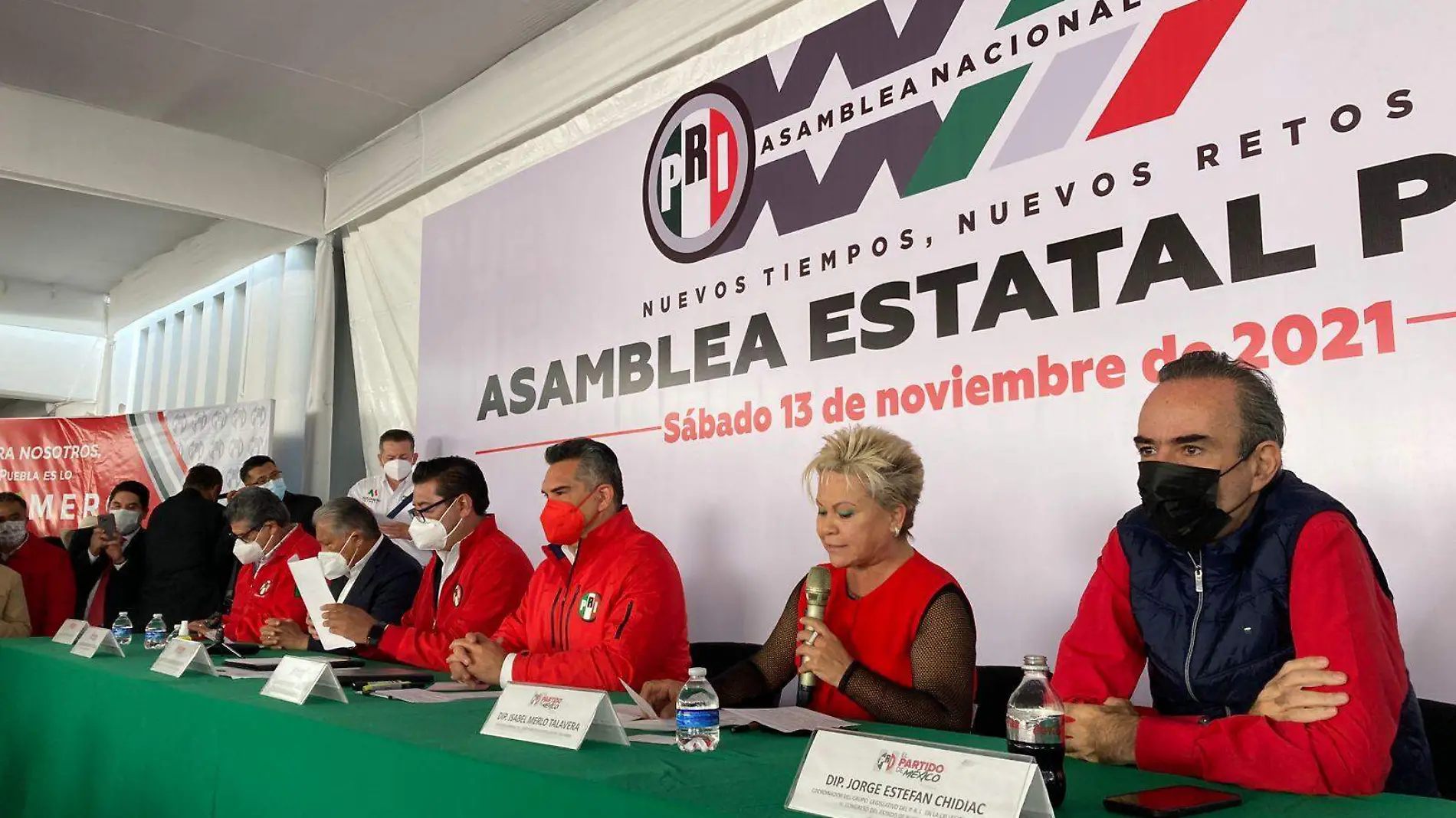 Con Alejandro Moreno PRI Puebla realiza Asamblea Estatal